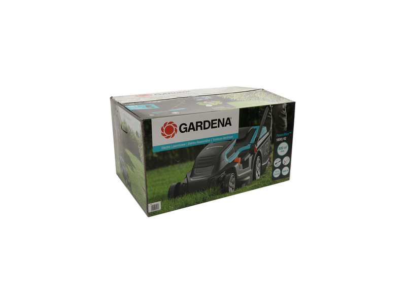 Gardena PowerMax 1800/42 - Cortacésped eléctrico - 1800 W - Corte de 42 cm