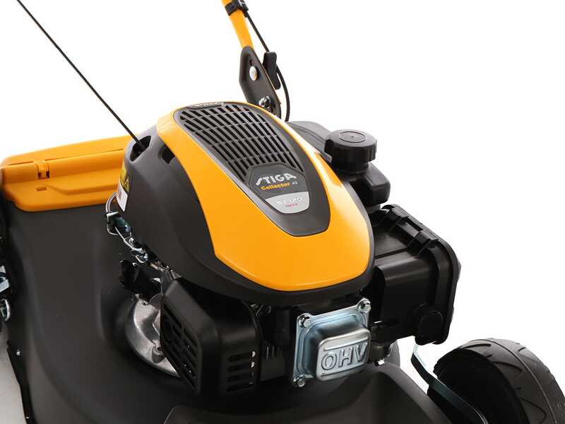 Cortac&eacute;sped de empuje Stiga Collector 43 con motor de gasolina - 123 cc