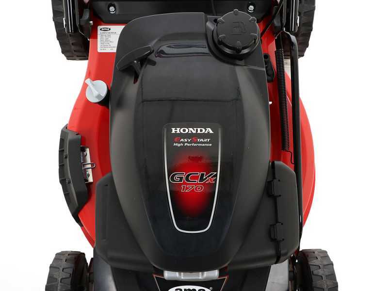 Cortac&eacute;sped autopropulsado Ama TRX 481H saco, mulching, salida lateral, trasera - Honda GCVx