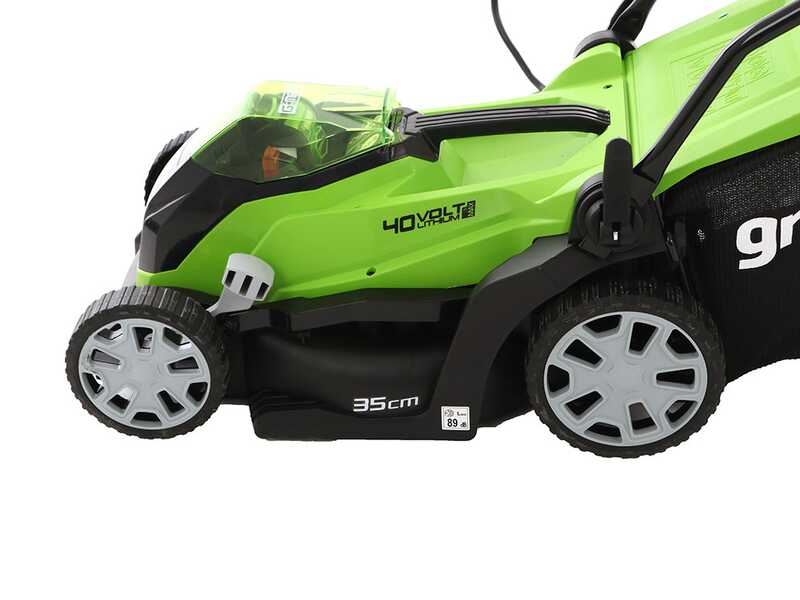 Cortac&eacute;sped el&eacute;ctrico de bater&iacute;a Greenworks G40LM35 40V - cm 35 - SIN BATER&Iacute;A NI CARGADOR