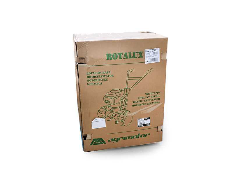 Motoazada AgriEuro Rotalux 52A L60 con motor Loncin de 196 cc - 1 marcha adelante