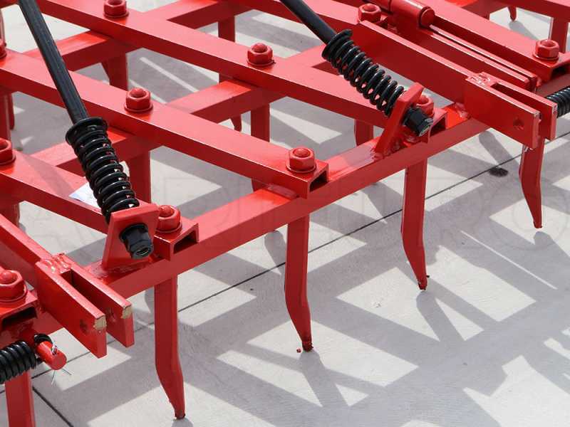 Rastra de dientes fijos serie pesada reforzada AgriEuro EPPR50 - de arrastre - 50 dientes - 250cm