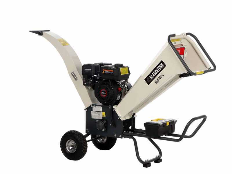 BlackStone GBK-700 L - Biotrituradora de gasolina profesional - Motor Loncin de 7.0 HP