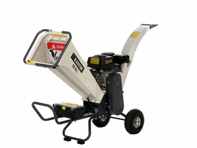 BlackStone GBK-700 L - Biotrituradora de gasolina profesional - Motor Loncin de 7.0 HP