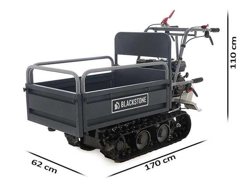 Carretilla con motor de orugas Blackstone TB 3250 E con caja extensible, carga 320 kg