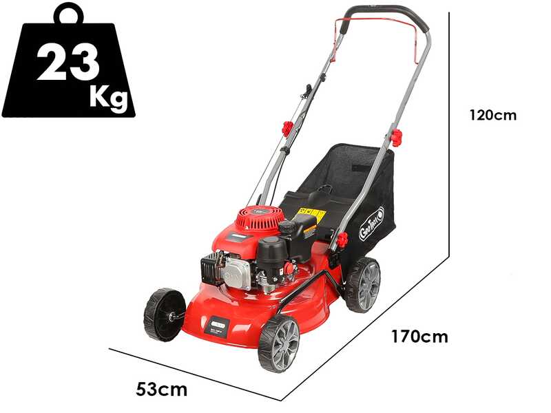GeoTech S41-130 B - Cortac&eacute;sped de gasolina - Motor GeoTech de 132cc