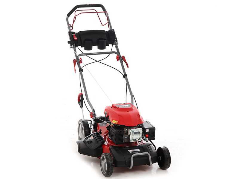 Cortac&eacute;sped autopropulsado de gasolina GeoTech S46-175 BMSGW con motor de 173cc - 4en1