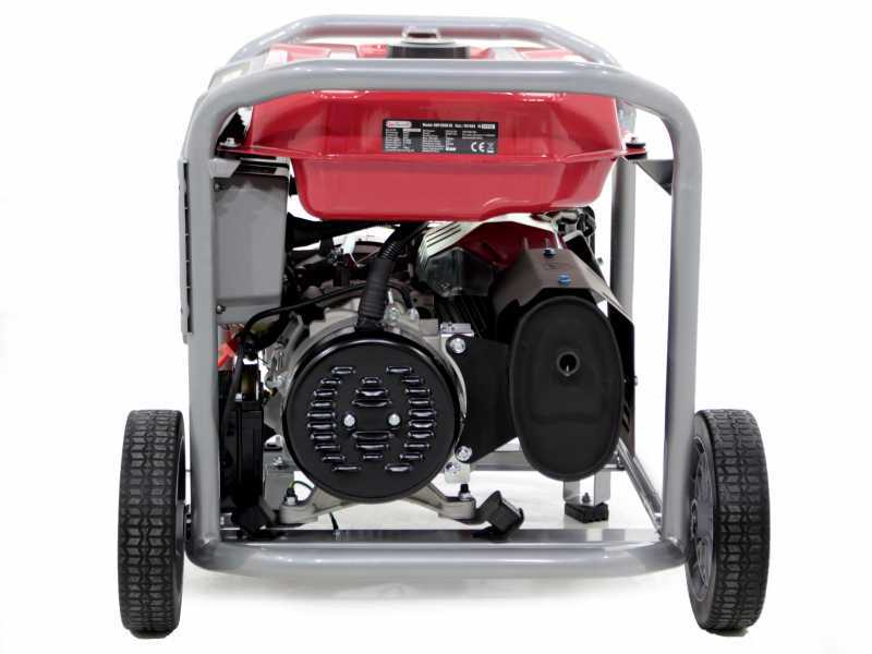 GeoTech PRO GGP 8000 ESA - Generador de corriente con rueds. arranque el&eacute;ctrico y AVR 6.5 KW - Continua 6 Kw Monof&aacute;sica + ATS