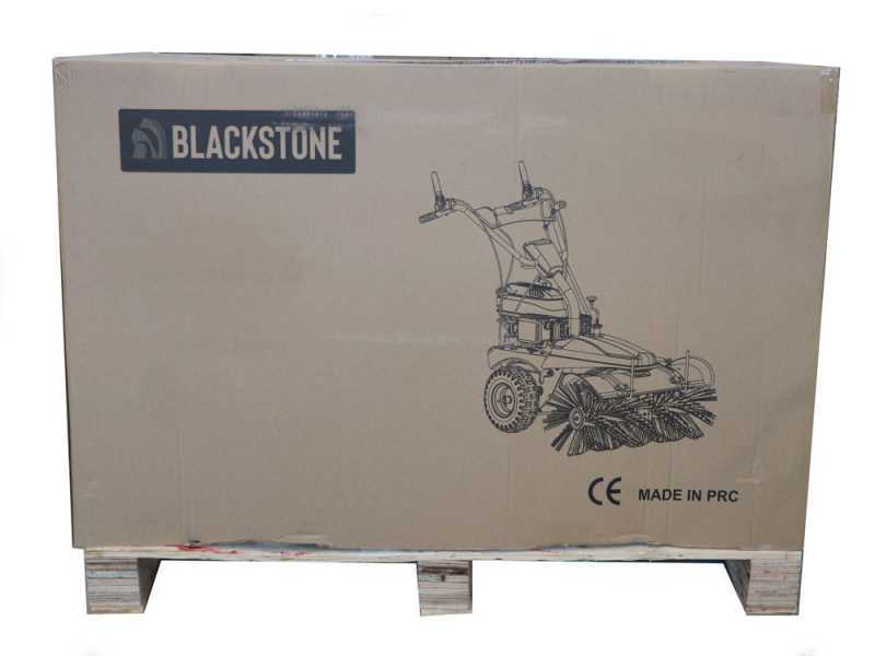 Barredora de gasolina Blackstone GS100V-K, ancho de trabajo 100 cm, B&amp;S, con recogedor