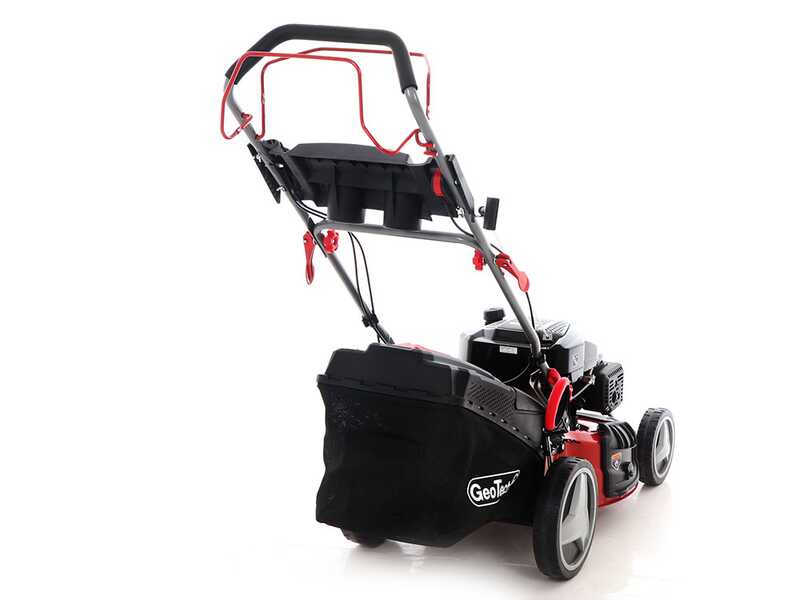 Cortac&eacute;sped autopropulsado GeoTech PRO S53-225 BMSGW 224cc, 4 en 1, cuchilla de 53 cm