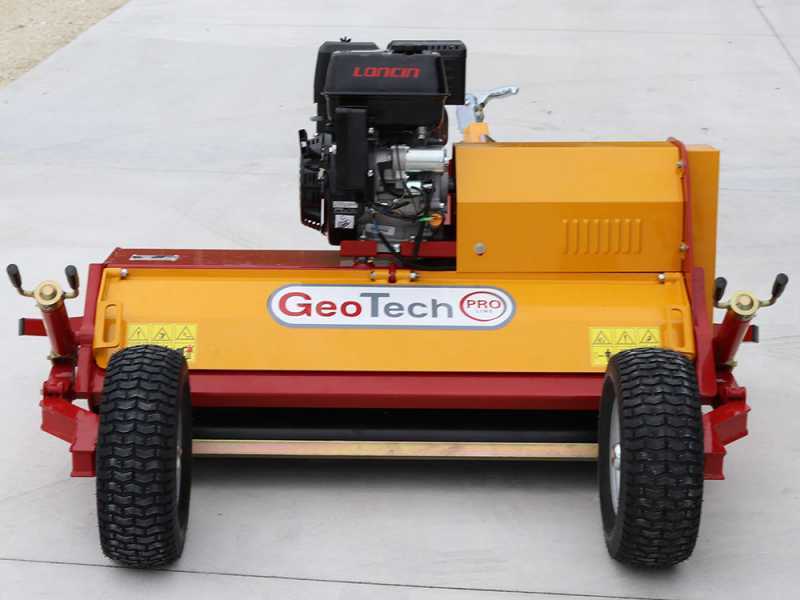 Desbrozadora de gasolina para quad GeoTech Pro GTRB120 - de arrastre