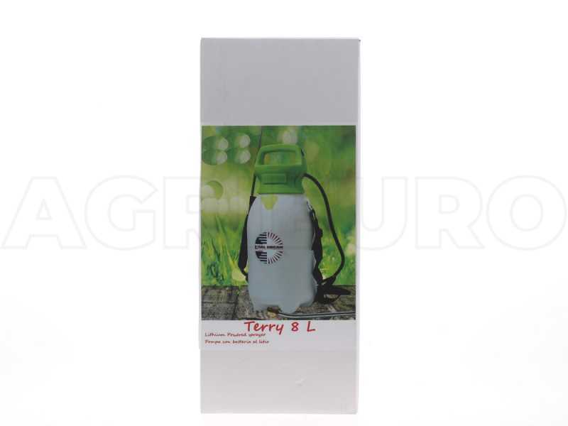 Dal Degan Terry - Bomba de fumigaci&oacute;n port&aacute;til a bater&iacute;a - el&eacute;ctrica de mochila - 8L