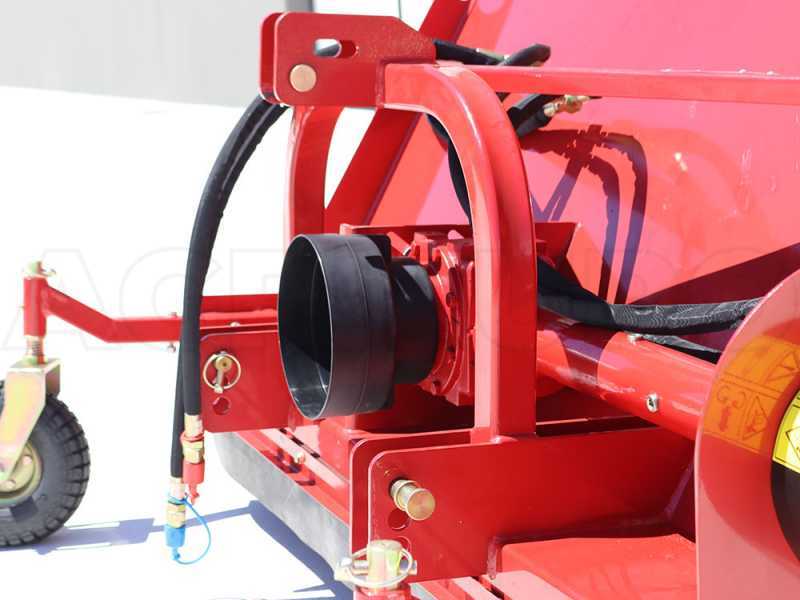 Trituradora de hierba para tractor GeoTech Pro CFL160 con recogedor
