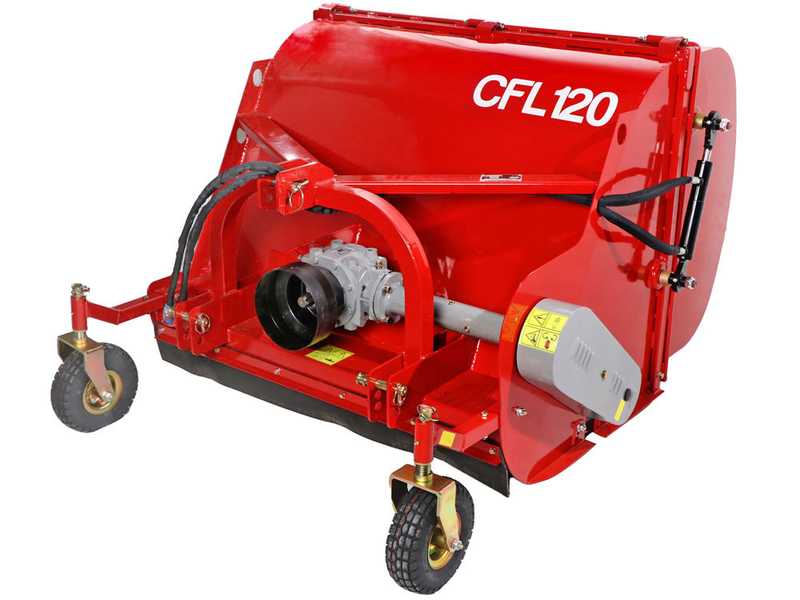 GeoTech Pro CFL120 - Trituradora de hierba para tractor - Recogedor - Serie media