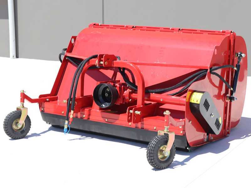 Trituradora de hierba para tractor GeoTech Pro CFL120 con recogedor