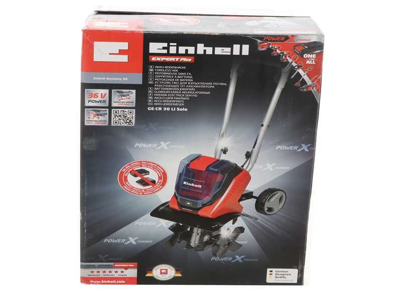 Einhell GE-CR 30 Li - Motoazada de bater&iacute;a con ruedas - 2x 18V 4Ah