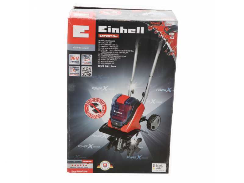 Motoazada el&eacute;ctrica Einhell GE-CR 30 Li - de bater&iacute;a con ruedas - 36V - 2x 18V 4Ah
