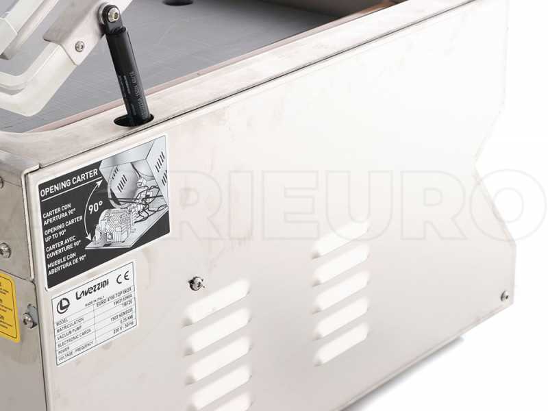 Envasadora al vac&iacute;o de campana Euro 4700 Top Inox - Barra de soldadura de 45 cm