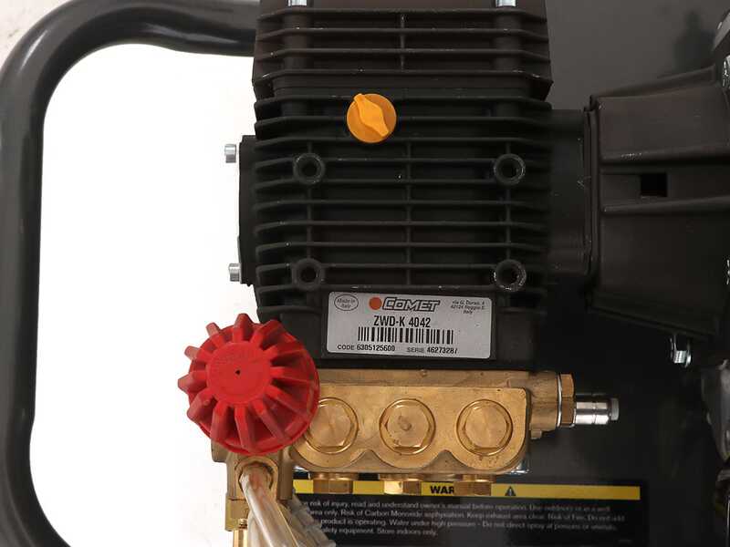 Hidrolimpiadora de gasolina ZWDK 15/290 - 290 bar - 900 L/h - Con bomba Comet ZWD-K - motor Honda GX 390