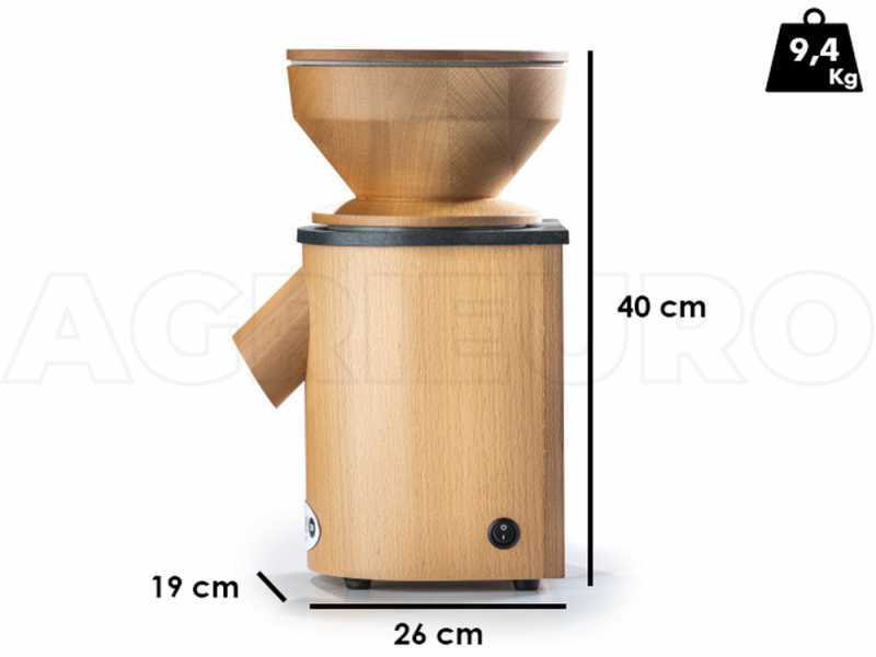 Mockmill Professional 200 - Molino de harina de madera y HI-MAC - 600W