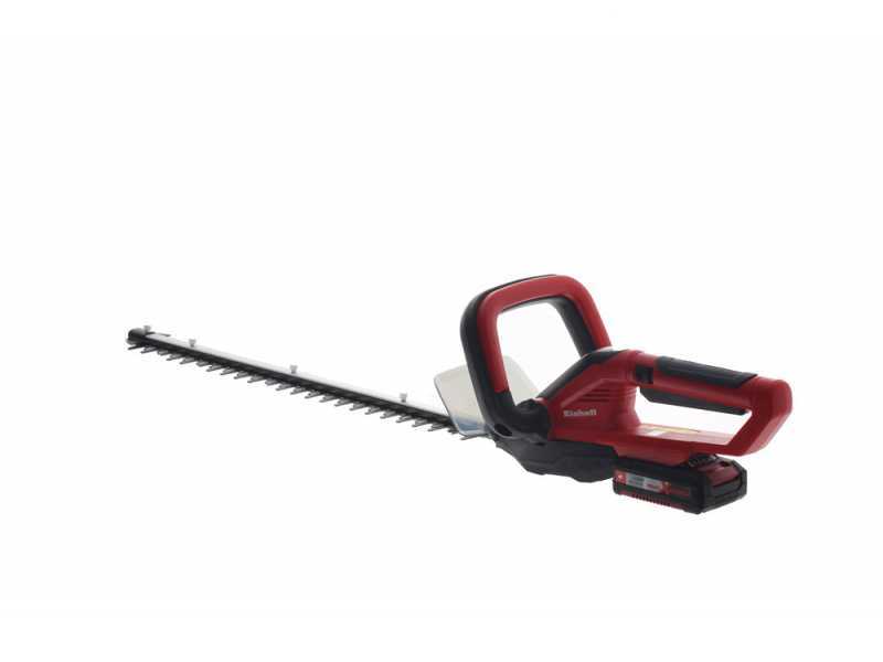 Cortasetos el&eacute;ctrico de bater&iacute;a Einhell GE-CH 1855 Li - ancho de corte 62 cm