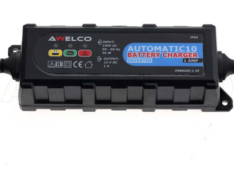 Awelco Automatic 10 - Cargador de bater&iacute;a inverter autom&aacute;tico - 12V - bater&iacute;a hasta 30A