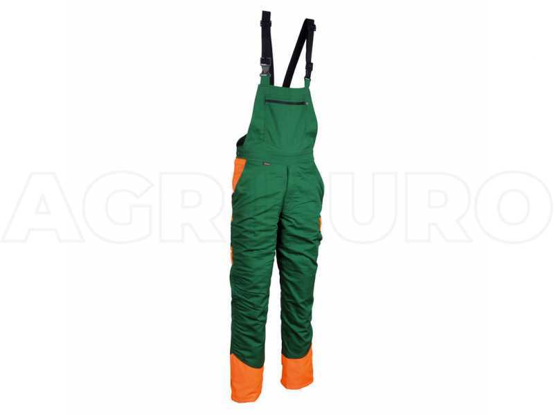 Pantalones de peto protecci&oacute;n anticorte para motosierra SECURE CUT talla S