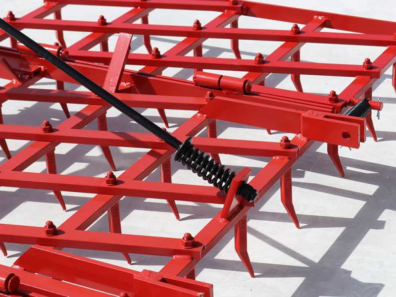 Rastra de dientes fijos serie ligera EPL46 - de arrastre - 46 dientes plegable - 225cm