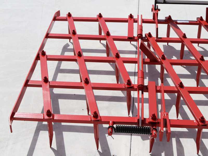 Rastra de dientes fijos serie ligera EPL46 - de arrastre - 46 dientes plegable - 225cm