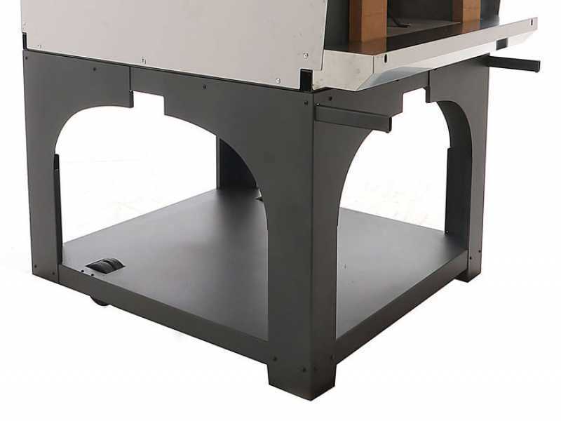 Horno de le&ntilde;a de exterior Cibus Inox 1000 con c&aacute;mara &Oslash;100 -  6 pizzas