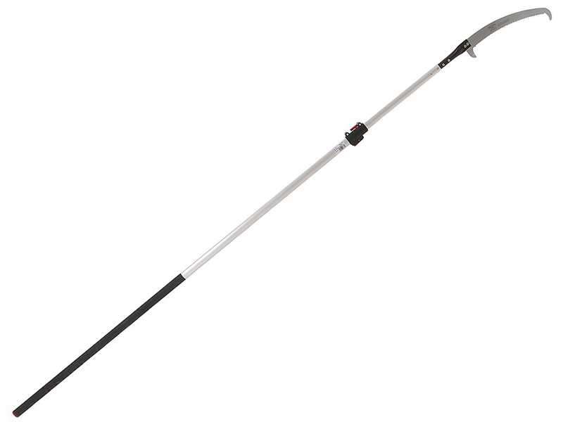 Serrucho curvo de 430 mm con p&eacute;rtiga telesc&oacute;pica ovalada de aluminio de 4 m Archman Art. 24+109