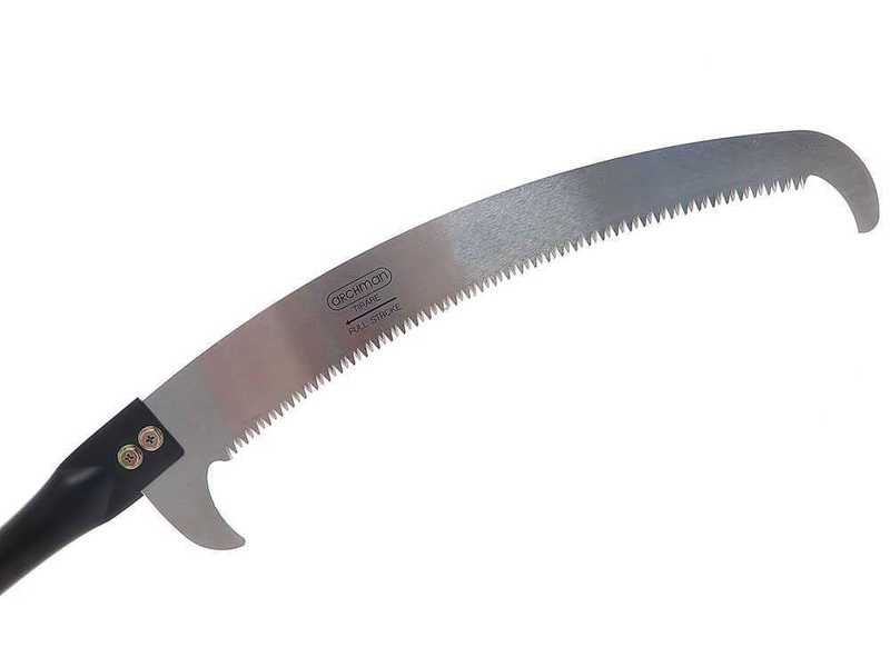 Serrucho curvo de 430 mm con p&eacute;rtiga telesc&oacute;pica ovalada de aluminio de 4 m Archman Art. 24+109