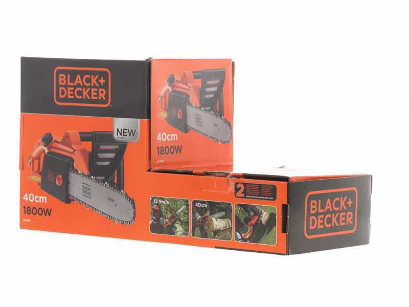 Electrosierra  Black &amp; Decker CS1840-QS - cuchilla 40 cm - motor el&eacute;ctrico, sierra el&eacute;ctrica