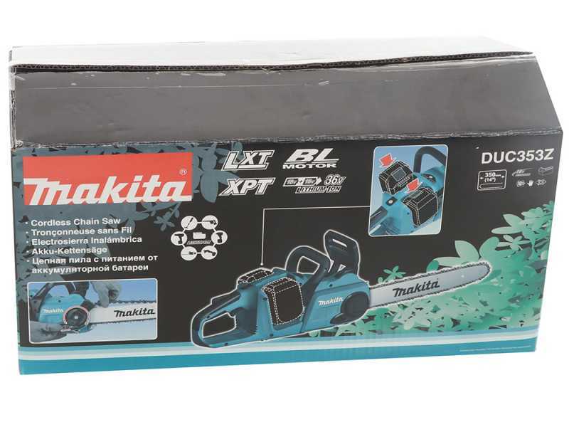 Makita DUC353Z - Electrosierra de bater&iacute;a - 2 x 18V 5Ah - Espada de 35 cm