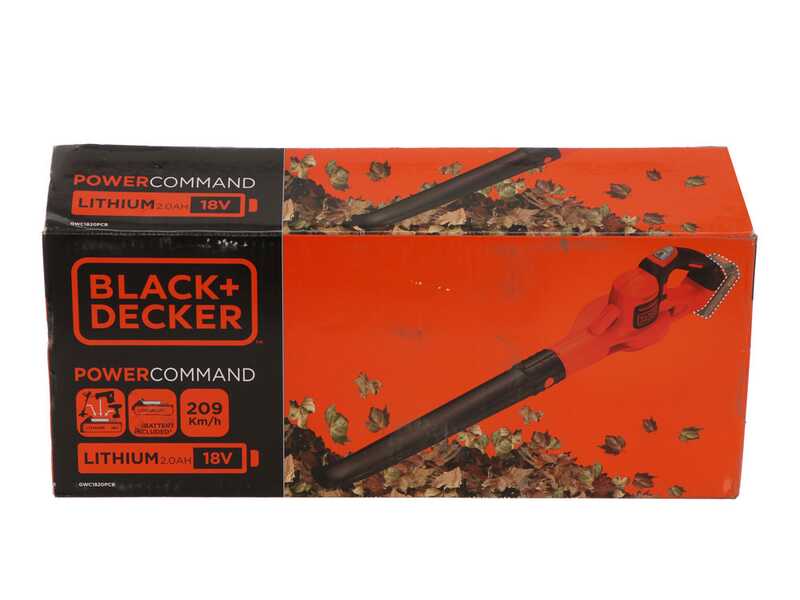 Soplador de bater&iacute;a Black &amp; Decker GWC1820PC-QW PowerCommand + bater&iacute;a 18V 2Ah gratis