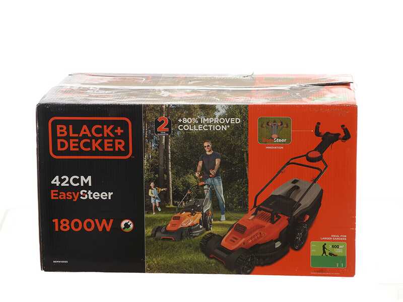 Black &amp; Decker BEMW481ES-QS - Cortac&eacute;sped el&eacute;ctrico - 1800 W - Corte de 42 cm