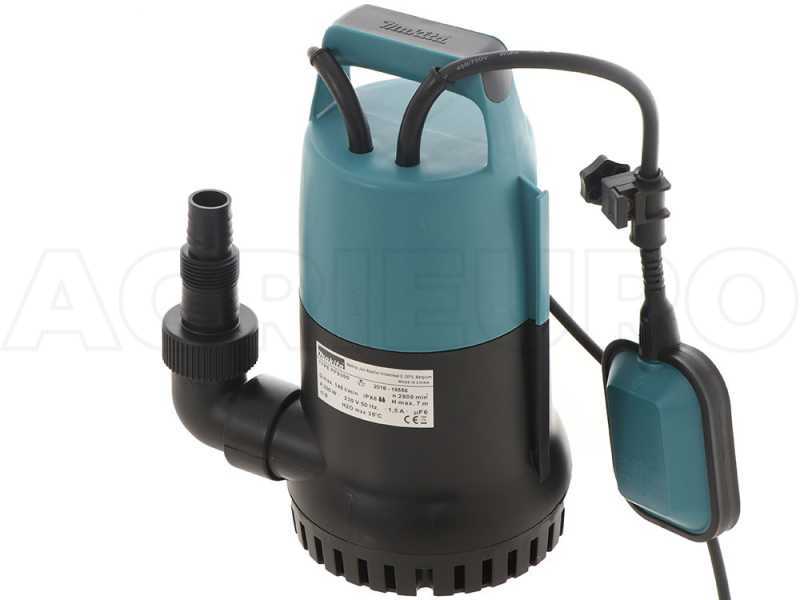 Bomba sumergible el&eacute;ctrica para agua limpia Makita PF0300 - electrobomba de 300 W