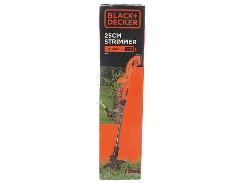 Black &amp; Decker ST182320-QW - Cortabordes de bater&iacute;a 18V 2Ah + bater&iacute;a 18V 2Ah gratis