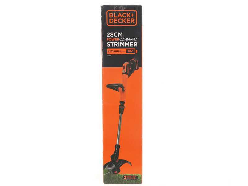 Black &amp; Decker STC1840EPC-QW - Cortabordes de bater&iacute;a - 18V 4Ah