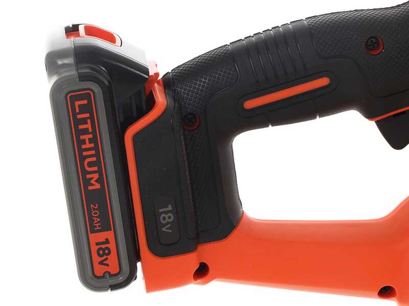 Cortasetos el&eacute;ctrico de bater&iacute;a Black &amp; Decker GTC18502PC-QW 18V 2Ah + bater&iacute;a 18V 2Ah gratis - cuchillas 50 cm