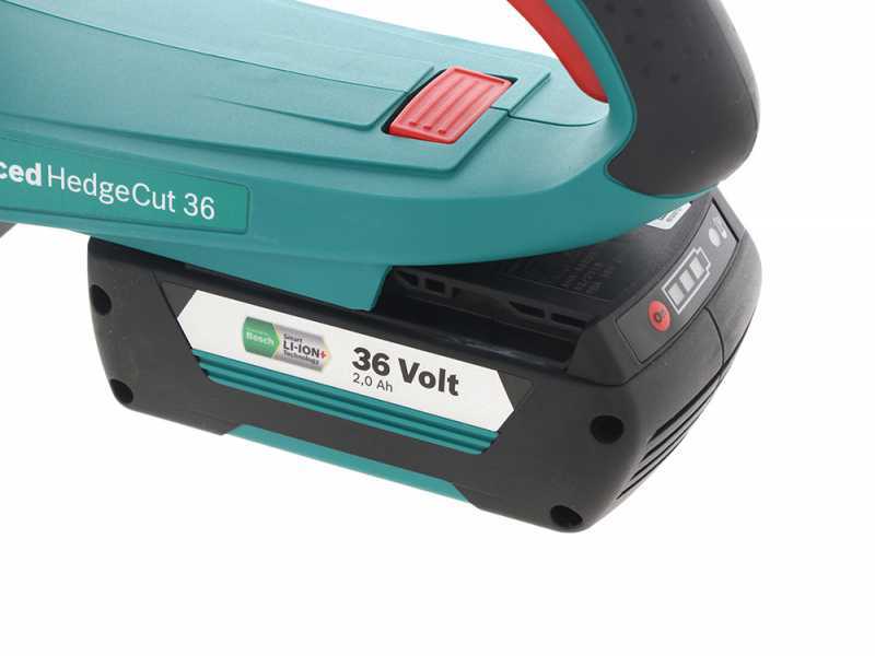 Cortasetos el&eacute;ctrico de bater&iacute;a BOSCH AdvancedHedgeCut 36 - cuchilla 54 cm - 36V 2 Ah