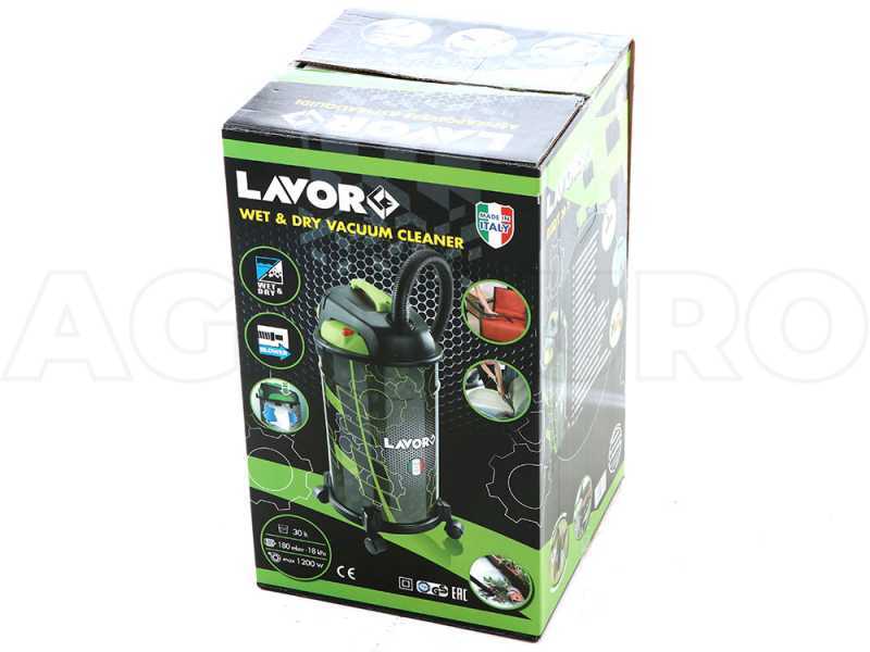 Lavor Rudy 30 S - Aspirador de s&oacute;lidos y l&iacute;quidos- 1200 W