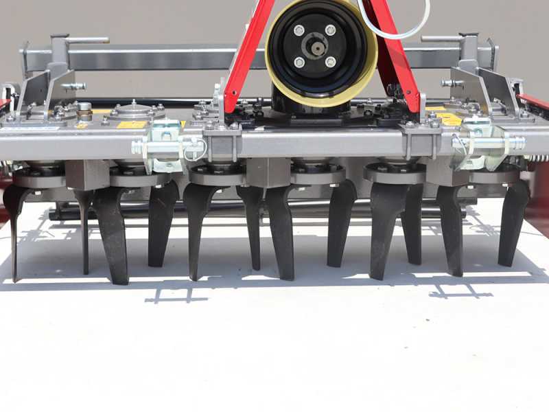 Grada rotativa RF130 - ancho de trabajo 130 cm - 12 cuchillas Serie ligera - Rodillo de jaula
