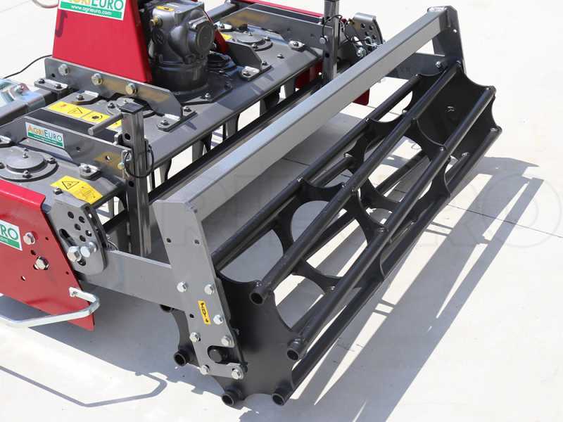 Grada rotativa RF150 - ancho de trabajo 150 cm - 14 cuchillas. Serie ligera - Rodillo de jaula