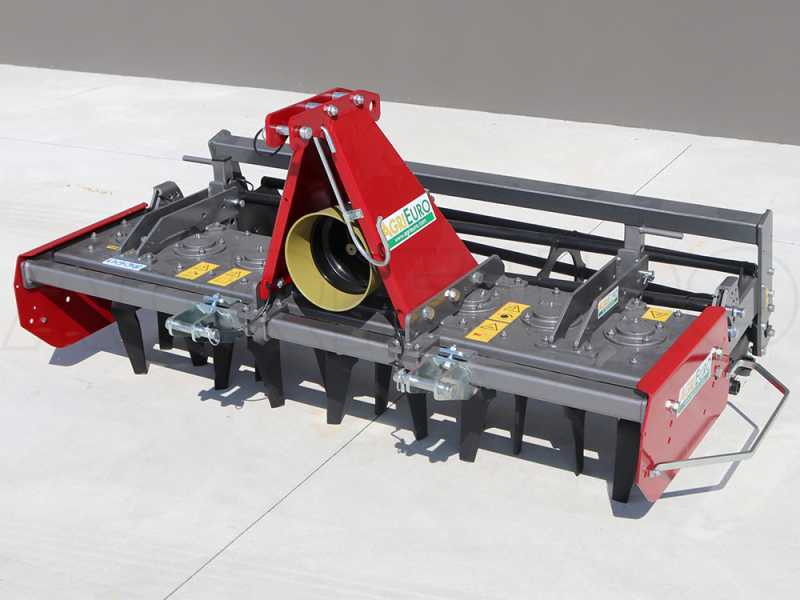 Grada rotativa RF170 - ancho de trabajo 170 cm - 16 cuchillas Serie ligera - Rodillo de jaula