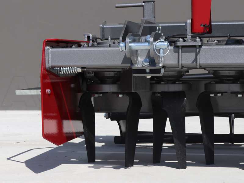 Grada rotativa RH150 - ancho de trabajo 150 cm - 14 cuchillas. Serie media - Rodillo de jaula