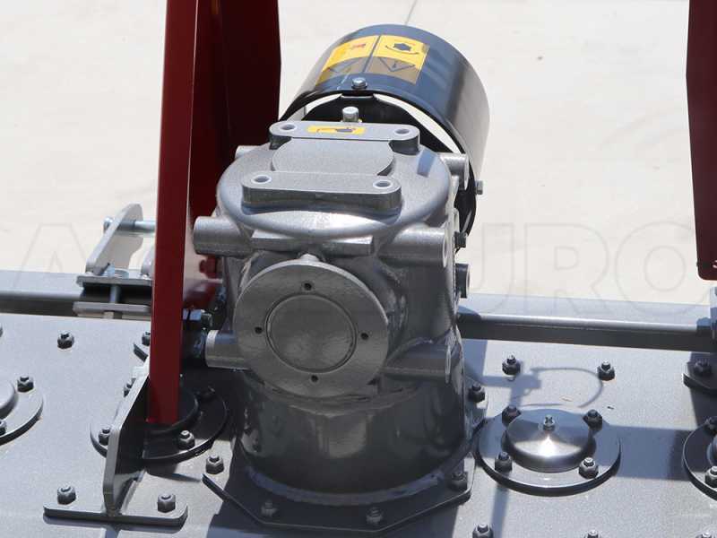 Grada rotativa RH170 - ancho de trabajo 170 cm - 16 cuchillas. Serie media - Rodillo de jaula