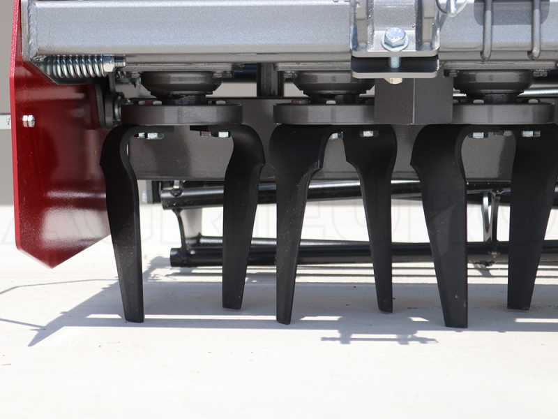 Grada rotativa RH170 - ancho de trabajo 170 cm - 16 cuchillas. Serie media - Rodillo de jaula