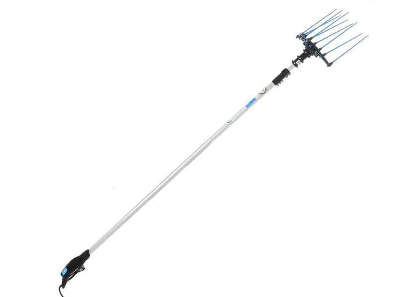 Campagnola HERCULES 58V - P&eacute;rtiga de aluminio de 185-270 cm - Vareador de aceitunas el&eacute;ctrico de bater&iacute;a