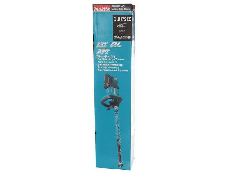 Cortasetos el&eacute;ctrico Makita DUH751- cuchilla de 75 cm - bater&iacute;a y cargdor incluidos
